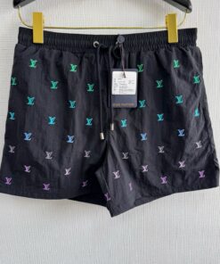 1v 25ss 渐变刺绣沙滩短裤高弹