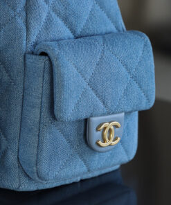 25C Hobo丹宁牛仔大號雙肩包鑒定