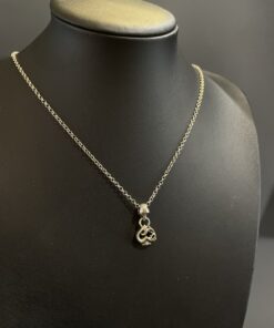 925纯银爱心扑克套链