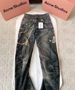 Acne2025SS早春新款糖果链条3D