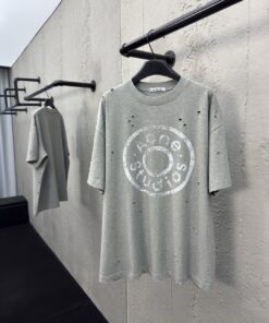 AcneStudios印花破洞短袖工_8320