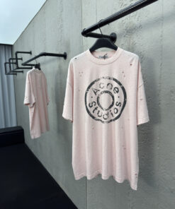 AcneStudios印花破洞短袖工_8322