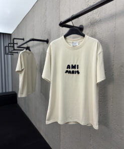 AMI立体钩编字母短袖工艺说明_8399