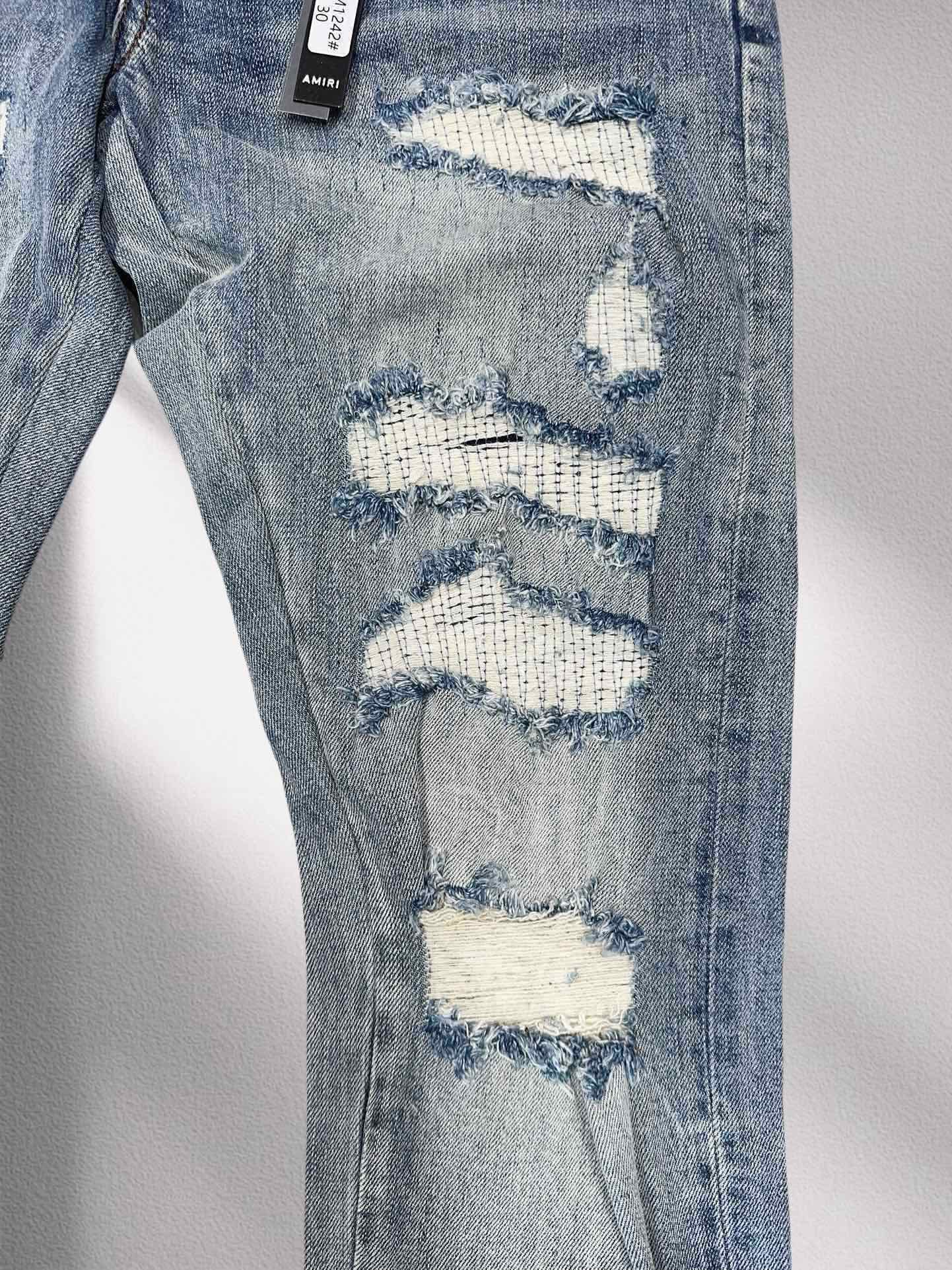 AMIRI2024ss男士牛仔裤最新款_13687 - 图片 6