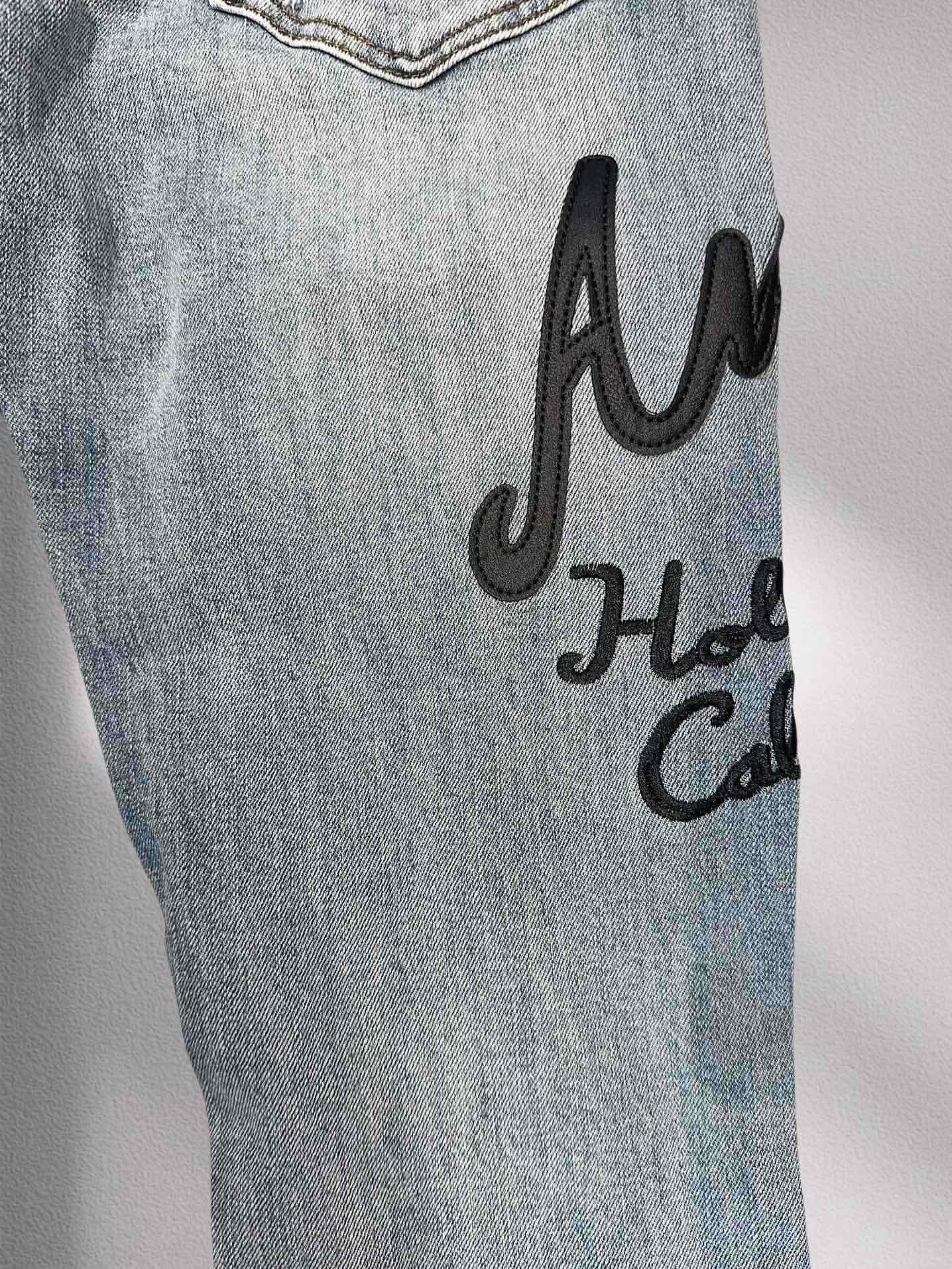 AMIRI2024ss男士牛仔裤最新款_13687 - 图片 8