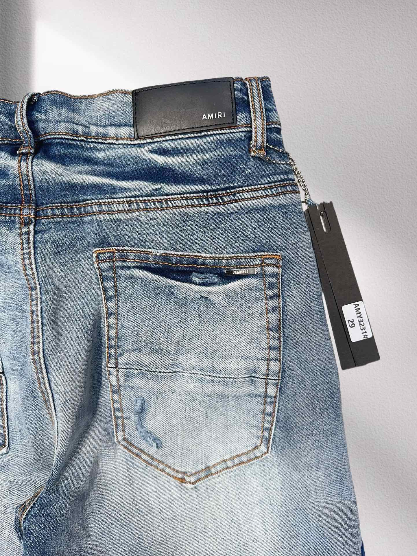 AMIRI2024ss男士牛仔裤最新款_13689 - 图片 7