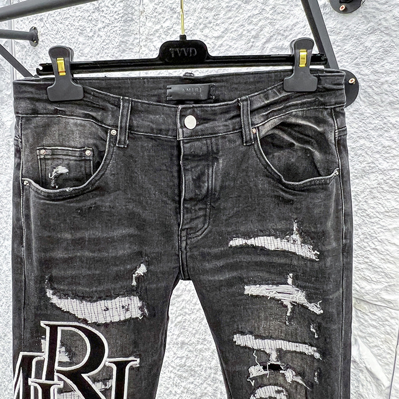 AMIRI2024ss男士牛仔裤最新款_16355 - 图片 5