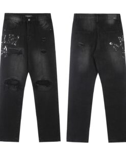 Amiri经典刺绣贴皮破洞_13649