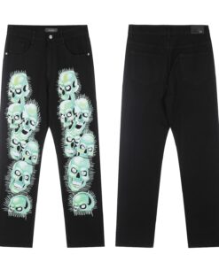 Amiri满印骷髅印花小