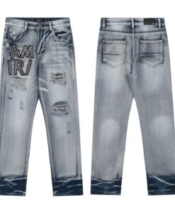 AMIRI贴布刺绣牛仔裤长_13660(2)