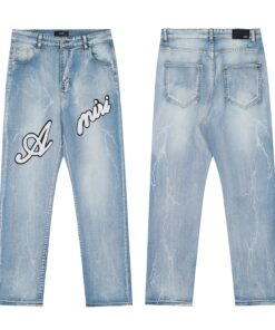 AMIRI贴布刺绣牛仔裤长_13660(5)