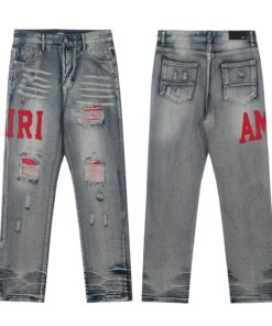 AMIRI贴布刺绣牛仔裤长_13660(7)