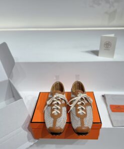 爱马仕HERMES春夏秀款德训网鞋