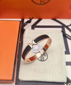 爱马仕黑色皮手镯 新款版本：_12483