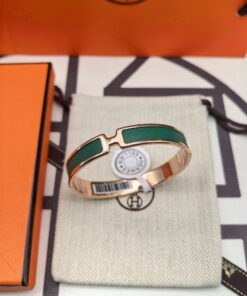 爱马仕绿色皮手镯 新款版本：_12468