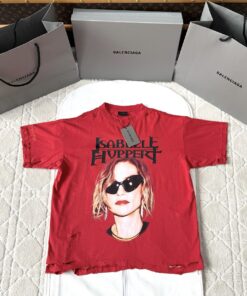Balenciaga25SSISAB红褪色短袖