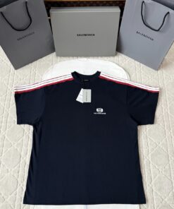 Balenciaga25SS肩杠条圆领短袖_2695