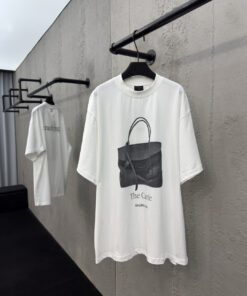 Balenciaga包包印花短袖工艺