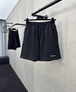 Balenciaga BB字母刺绣短裤工