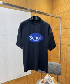 BALENCIAGA巴黎世家爽健印花圆领