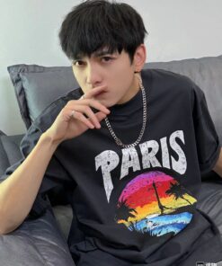 Balenciaga巴黎世家沙滩画夜景