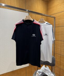 BALENCIAGA巴黎世家织带刺绣圆领