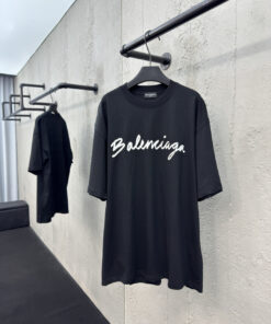 Balenciaga草写签名字母短袖_844