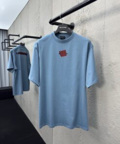 Balenciaga胶带字母刺绣短袖_7526