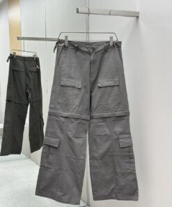 Balenciaga可拆卸口袋工装裤