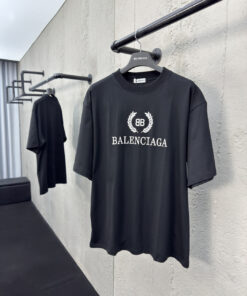 Balenciaga麦穗印花短袖工艺