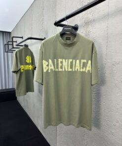 Balenciaga美纹纸胶带T恤工