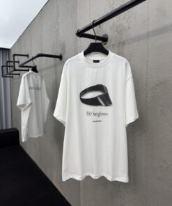 Balenciaga帽子印花短袖工艺