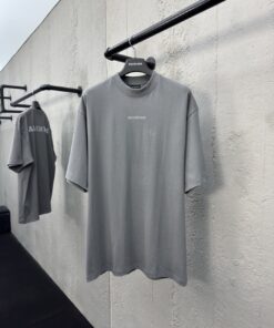 Balenciaga前后反光字母短袖