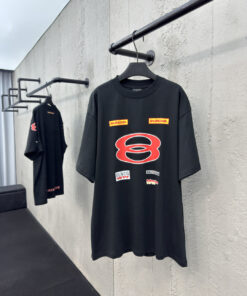 Balenciaga双环多商标短袖工