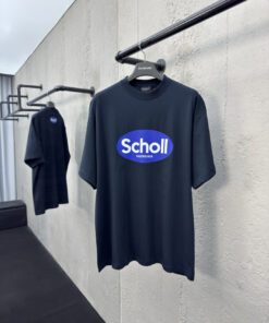 Balenciaga爽健印花短袖工艺