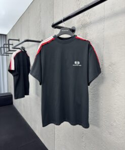 Balenciaga五道杠拼接双环刺绣
