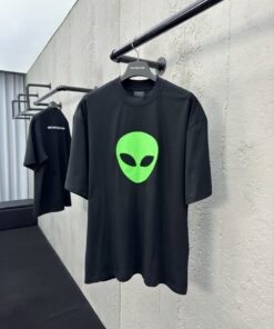 Balenciaga外星人印花短袖工