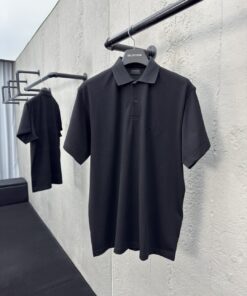 Balenciaga字母刺绣POLO衫工