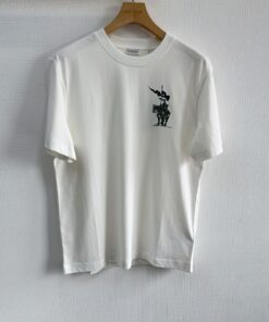 bbr25ss徽标马术骑士印花圆领T