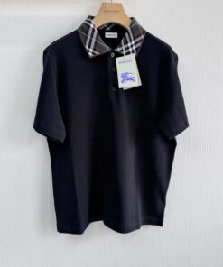 bbr25ss情侣格纹领四色polo衫_10523