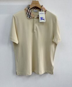 bbr25ss情侣格纹领四色polo衫