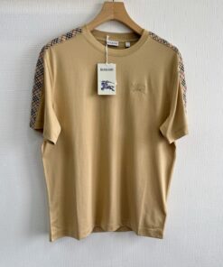 bbr25ss袖子格子织带装饰T_3648