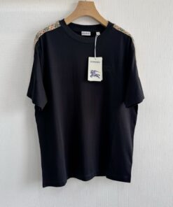 bbr25ss袖子格子织带装饰T_3651