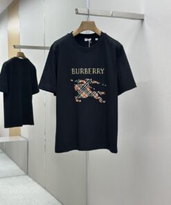 bbr格子战马圆领短袖纯棉_4699