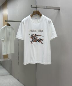 bbr格子战马圆领短袖纯棉