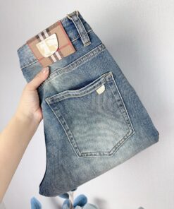 BER2025高级薄款时装牛仔裤精