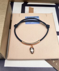 宝格丽蛇头手绳 黑色版本升级_12497