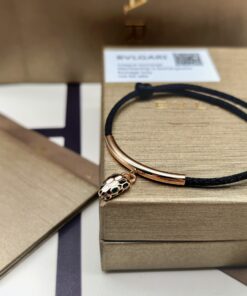 宝格丽蛇头手绳 黑色版本升级