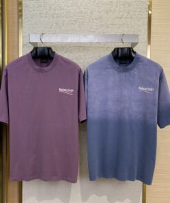 BICG巴黎世家可乐波浪印花短袖T