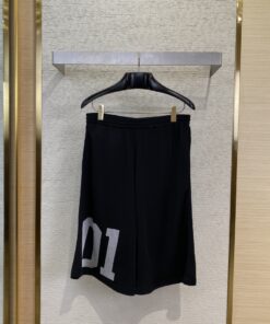 BLCG巴黎世家垂感毛织球服短裤